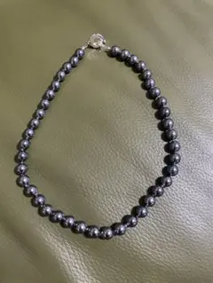 Carolee Black Beaded Pearl Necklace