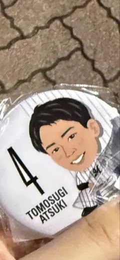 千葉ロッテマリーンズ　友杉選手　缶バッジ・目印チャームセット