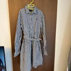POLO RALPH LAUREN ストライプ長袖ワンピース 16