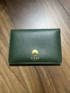 BEAMS JAPAN グリーン HIGHTIDE パス カードケース