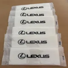 非売品　レクサス　LEXUS 使い捨ておしぼり　厚手　6個　まとめ売り　日本製のサムネイル
