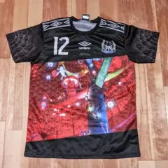 ガンバ大阪 Umbro サッカーシャツ エキスポ 背番号12 黒赤