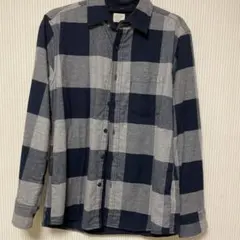 BACK NUMBER チェック柄ネルシャツ M