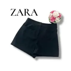 ZARA ザラ　レディース　ショートパンツ　ブラック　黒　XSサイズ　小さい