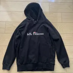 Disney ディズニー パーカー ブラック Mサイズ相当 裏起毛