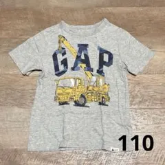 【GAP】クレーン車 プリントTシャツ グレー