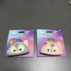 香港ディズニーランド バッグチャーム 2개 세트