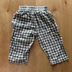 organic zoo ベビー ロングパンツ チェック柄 2-3y