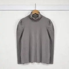 ESPRIT タートルネック パフスリーブ カットソー XL グレージュのサムネイル