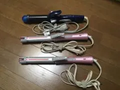 テスコム・ナショナル 2wayヘアアイロン 3本まとめて