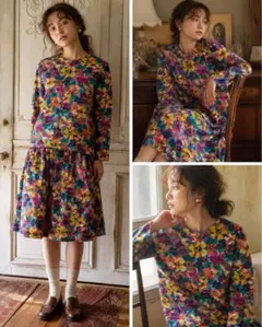 イブサンローラン ヴィンテージ イブサンローラン YSL セットアップ 花柄