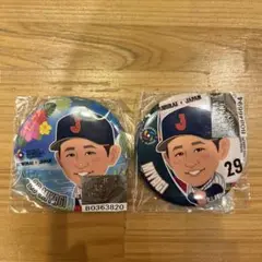 侍ジャパン 宮城大弥選手 缶バッジ2個セット