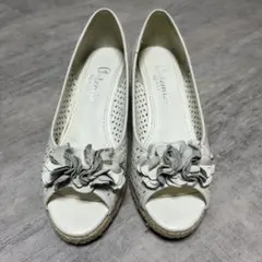 artemis by DIANA アルテミスバイダイアナ ホワイトウェッジヒール