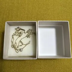 VA 色ゴールド 素材シルバーネックレス