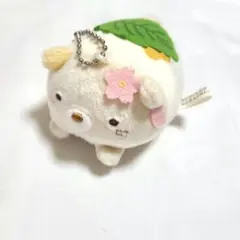 すみっコぐらし　さくら餅マスコットキーチェーン　ねこ