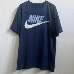 NIKE Big Swoosh Logo Tee Navy スウォッシュロゴ