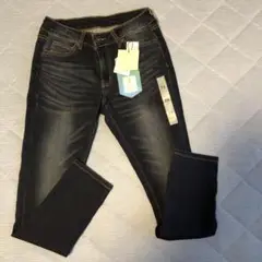 【新品】綿混ブルーデニムジーンズ⭐️ウエスト73㎝⭐️接触冷感⭐️吸水速乾⭐️アンドゥー