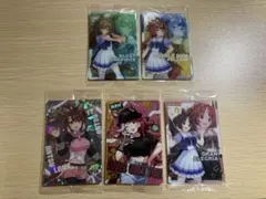ウマ娘 ツインウエハース第9R キャラクターカード5枚 セット売り
