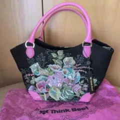未使用タグ付き✨希少 シンクビー レオパード バラ スパンコール 