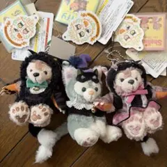 ダッフィー シェリーメイ　ジェラトーニ　ぬいぐるみバッジ　ハロウィン　2014