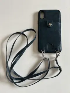 MocliL スマホショルダー　スマホケース iPhoneXR インディゴ