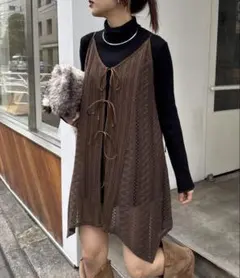 チャオパニックティピー　レースアソートキャミチュニック