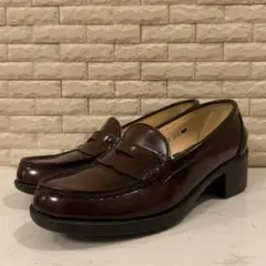 EAST BOY 厚底　ローファー　ブラウン　制服　HARUTA