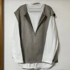 UNITED ARROWS LTD Vネック ノースリーブ ニットベスト