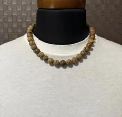 天然木・数珠・ネックレス・48cm