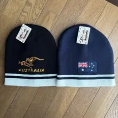 ニット帽 オーストラリア Australia ビーニー ユニセックス 帽子