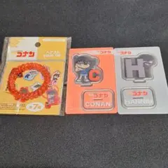 江戸川コナン　犯人　名探偵コナン ヘアゴム アクリルスタンド　ダイソー