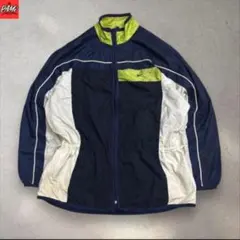 古着90sNIKEナイロンジャケットビッグロゴ刺繍スウッシュストリート1141