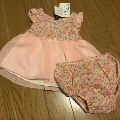 70 ドレス風 セパレート チュニック パンツ 小花柄 ひらひら 記念日