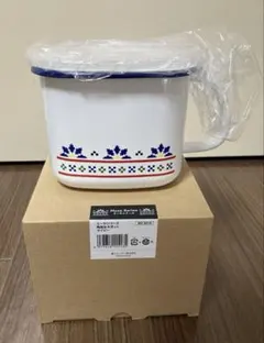 富士ホーロー Mysa Series ミーサシリーズ 味噌ポット ネイビーのサムネイル