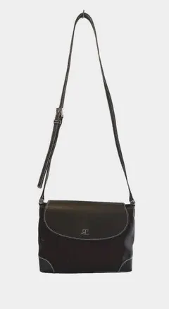 courreges クレージュ ショルダーバッグ ブラック スエードのサムネイル