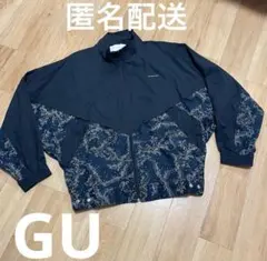 ★GU and beautiful peopleナイロンジャケットブルー　L