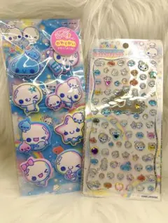 正規品　ぷくぷく　あわわちゃん　ジュエルプチドロップ　もーっともっちりシール