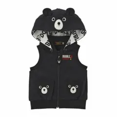 【一度のみ着用】ミキハウス　ダブルビー　なりきりベスト　DOUBLE.B 90