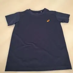 asics 半袖Tシャツ ネイビー
