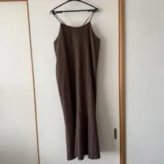 kastane カスタネ　ブラウン キャミワンピース