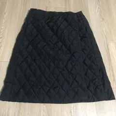 美品　ユニクロ　防風　ウォームイージー　ラップ　スカート　ブラック　Mサイズ