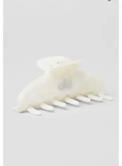タグ台紙付新品」正規品！alo yoga ヘアクリップ アロ ホワイトパール