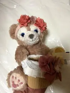 シェリーメイ　花飾り付きぬいぐるみ 約20cm