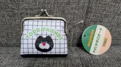 mojojojo PVCがま口ポーチ ねこ コインケース 黒猫 モジョジョジョ