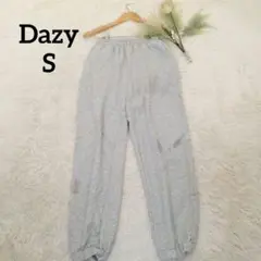 ディジー レディーススウェットパンツ(S)グレー ジョガーパンツ ウエストゴム