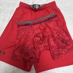 アンダーアーマートレーニングパンツ&インナー赤