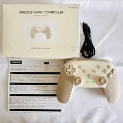 3COINS ワイヤレスゲームコントローラー　アイボリー　動作確認済