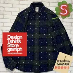 ■Design Tshirts Store graniph ドット＆チェックネル