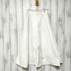 ユニクロ (XS)　ストレッチ コットンブレンド サーキュラースカート