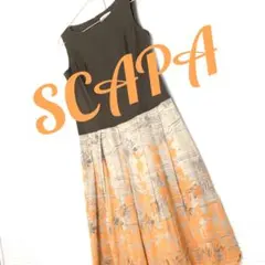 SCAPA スキャパ ノースリーブ ワンピース 40のサムネイル